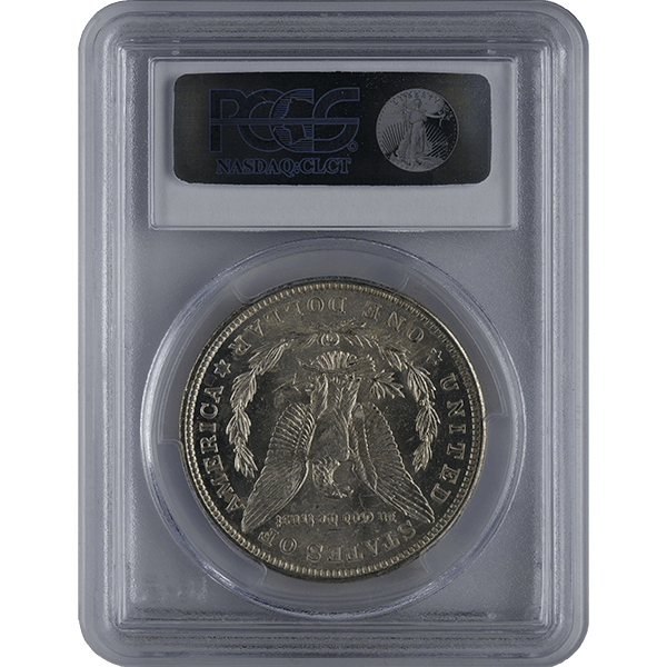 1921 AMERICAN SILVER MORGAN DOLLAR PCGS63 - Reverse