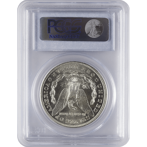 1921 AMERICAN SILVER MORGAN DOLLAR PCGS64 - Reverse