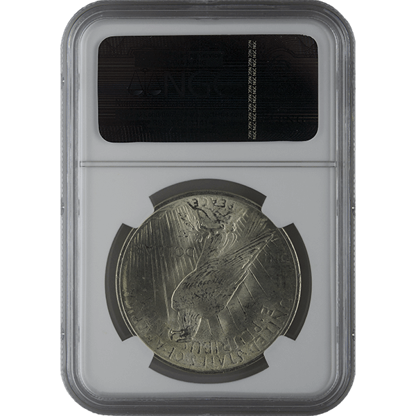 1921-1935 AMERICAN SILVER PEACE DOLLAR NGC63 - Reverse