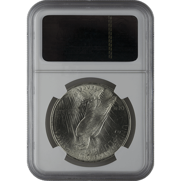 1921-1935 AMERICAN SILVER PEACE DOLLAR NGC65 - Reverse