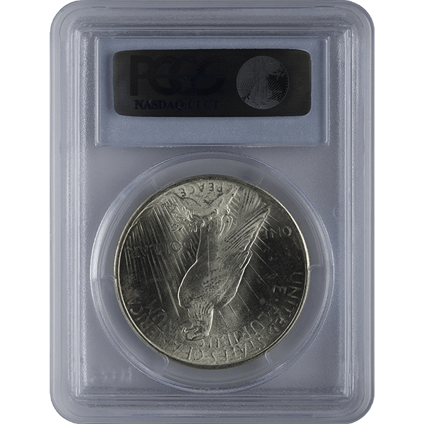 1921-1935 AMERICAN SILVER PEACE DOLLAR PCGS63 - Reverse