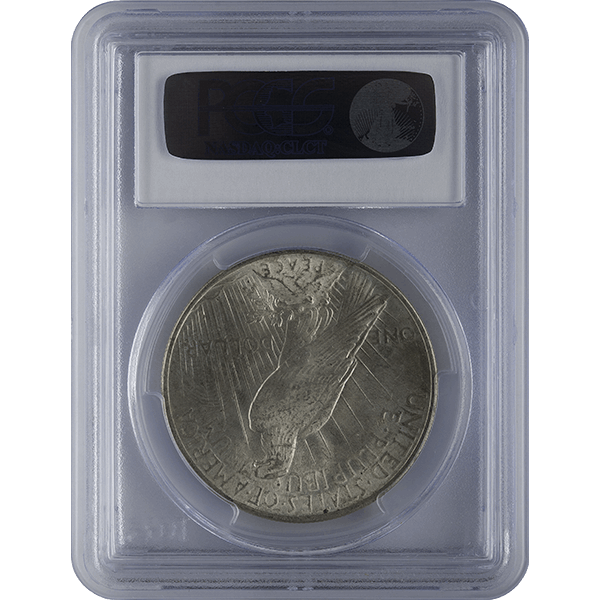 1921-1935 AMERICAN SILVER PEACE DOLLAR PCGS64 - Reverse