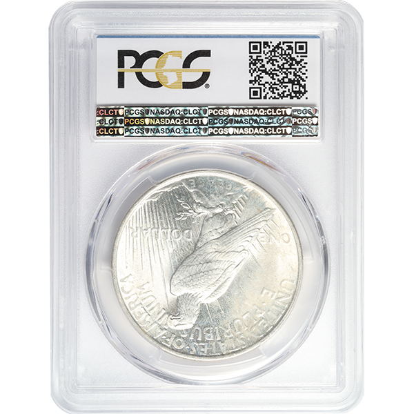 1921-1935 AMERICAN SILVER PEACE DOLLAR PCGS66 - Reverse