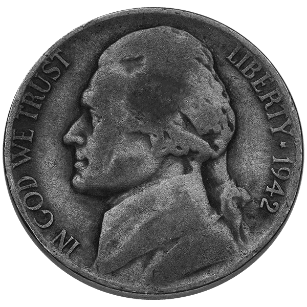 WAR NICKEL (MEASURED IN PIECES) - Obverse