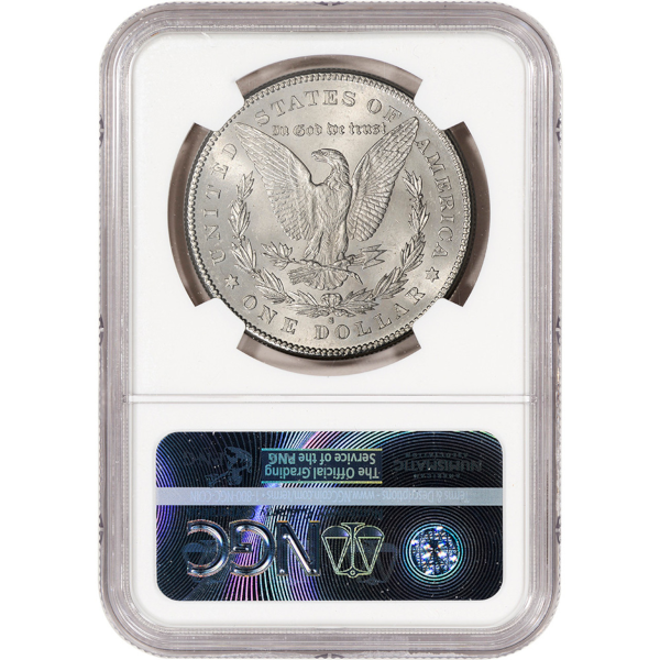 1878-S MORGAN SILVER DOLLAR NGC BU G.T. MORGAN LABEL - Reverse