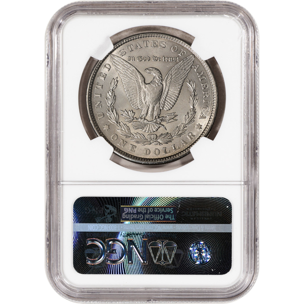 1900 MORGAN SILVER DOLLAR NGC BU G.T. MORGAN LABEL - Reverse