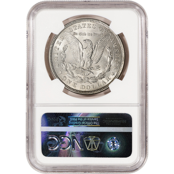 1921 AMERICAN SILVER MORGAN DOLLAR NGC64 - Reverse