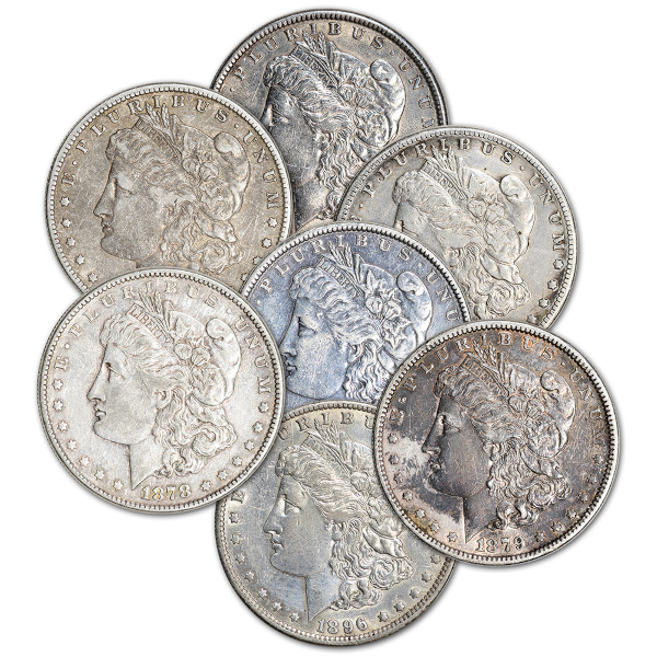 AMERICAN SILVER MORGAN $ EXTRA FINE DETAILS - Obverse