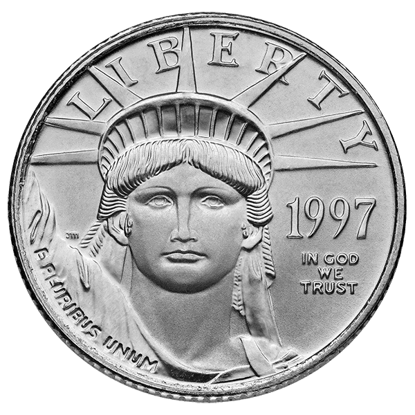1/10 OZ. PLATINUM EAGLE - Obverse